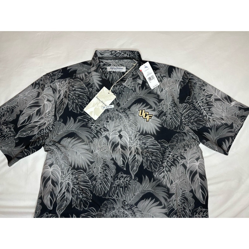 Tommy Bahama‎ UCF Knights Men's Small Button Down Shirt Floral Black NWT $148